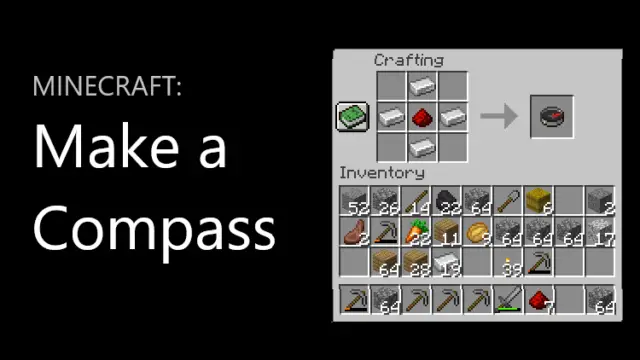 How To Make A Compass In MineCraft