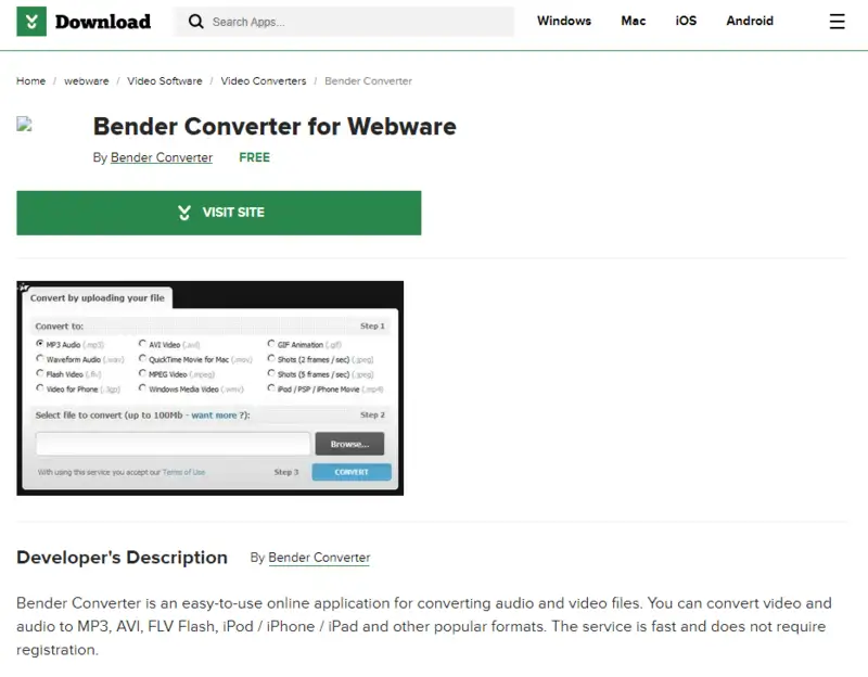 Bender Converter