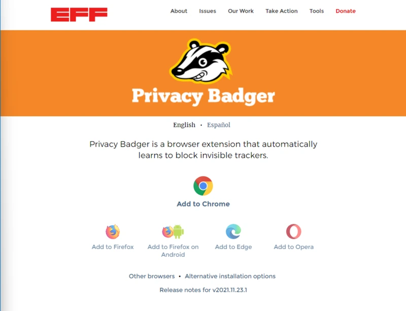 Privacybadger