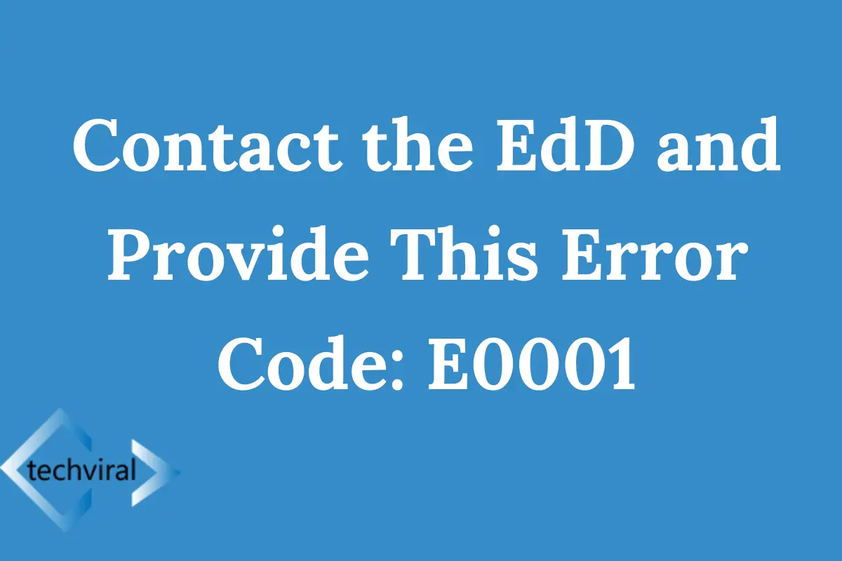 Error Code E0001