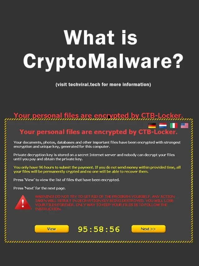 What is CryptoMalware?