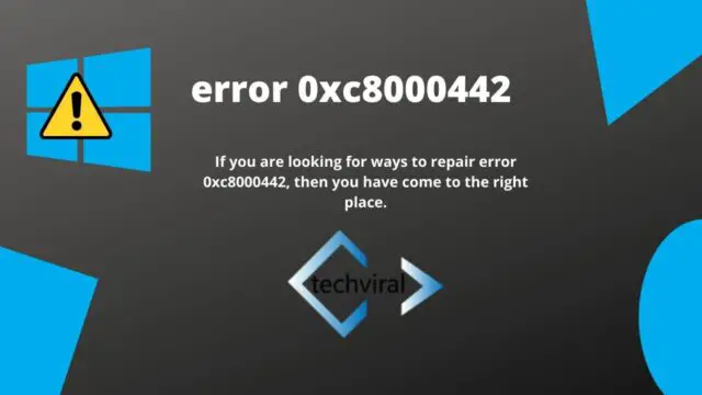 error 0xc8000442