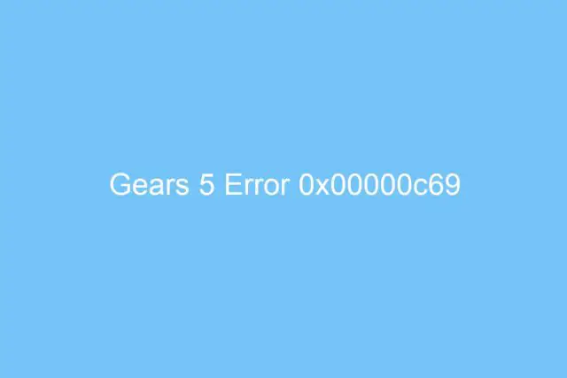 gears 5 error 0x00000c69 4781