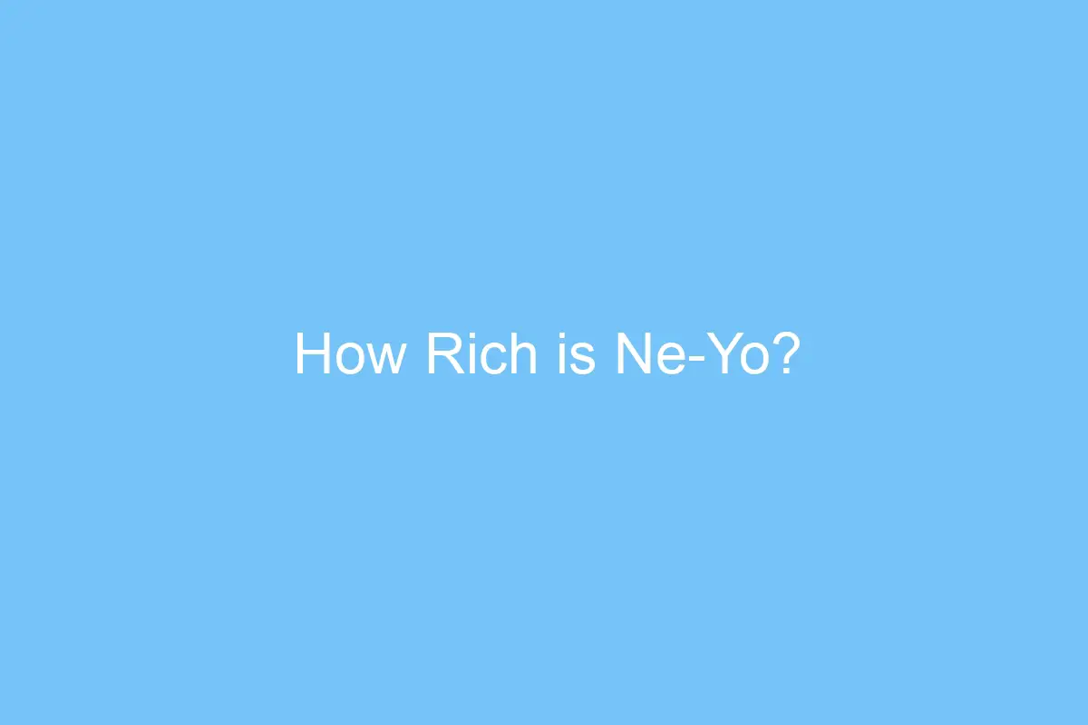 how rich is ne yo 4583