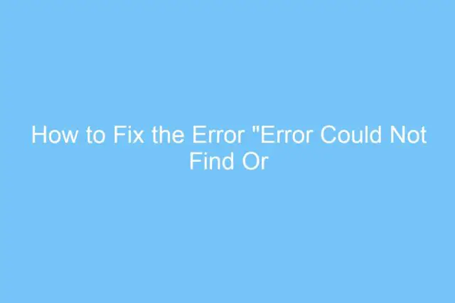 how to fix the error error could not find or load main class or apache catalina startup bootstr 4793