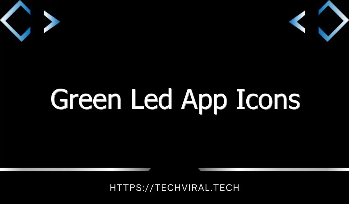 green led app icons 7769