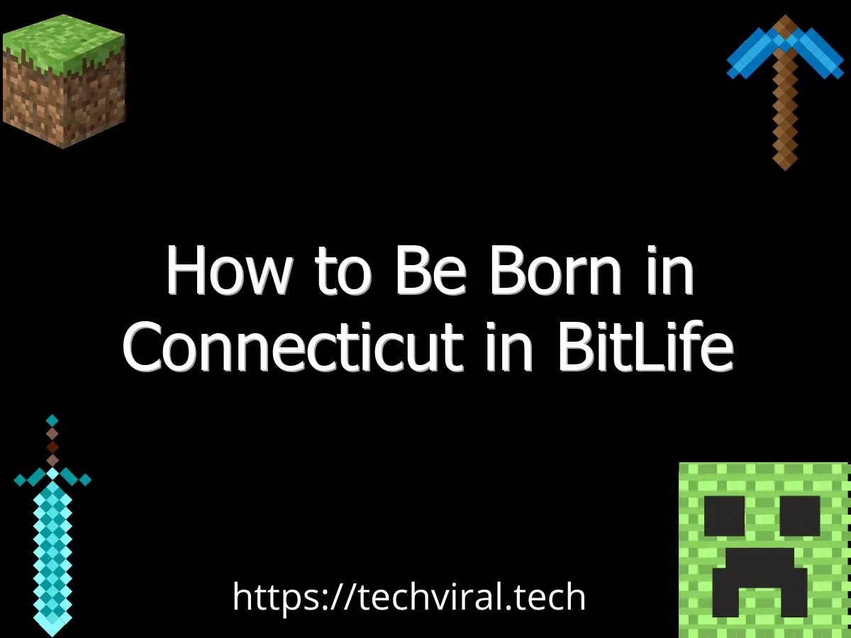 how to be born in connecticut in bitlife 6494