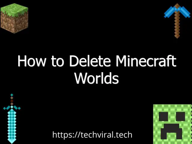 how to delete minecraft worlds 6747