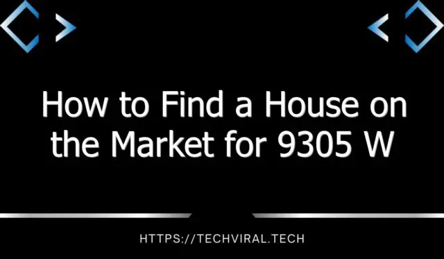 how to find a house on the market for 9305 w thomas road 7364