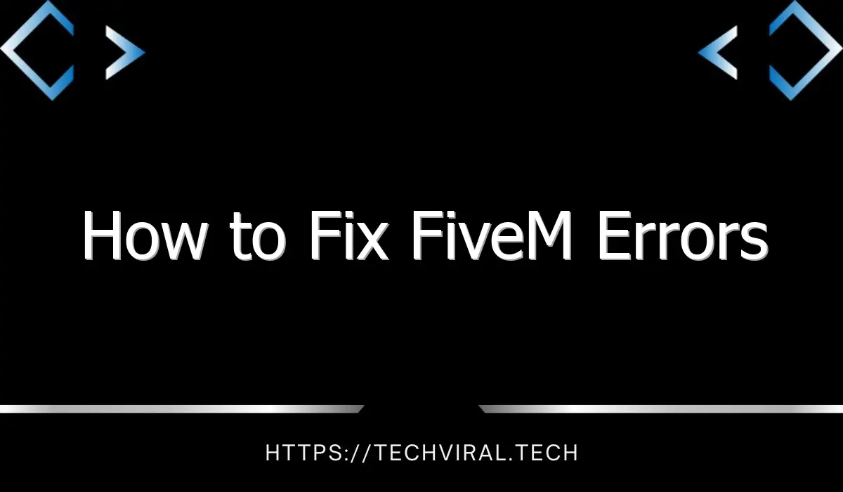 how to fix fivem errors 7570
