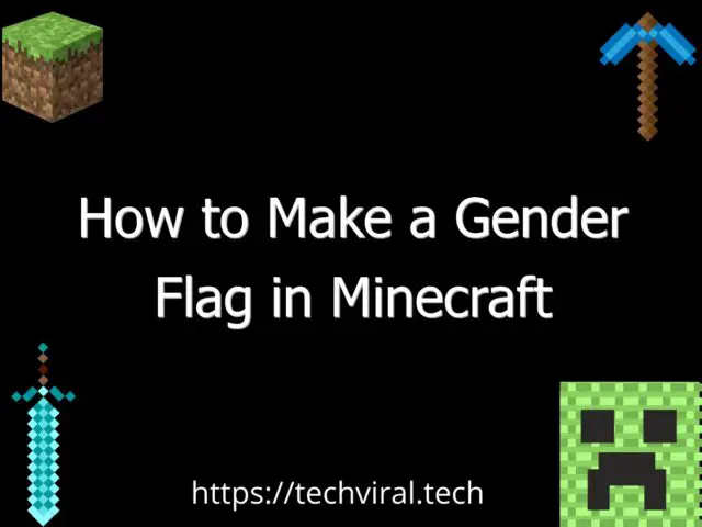 how to make a gender flag in minecraft 6617