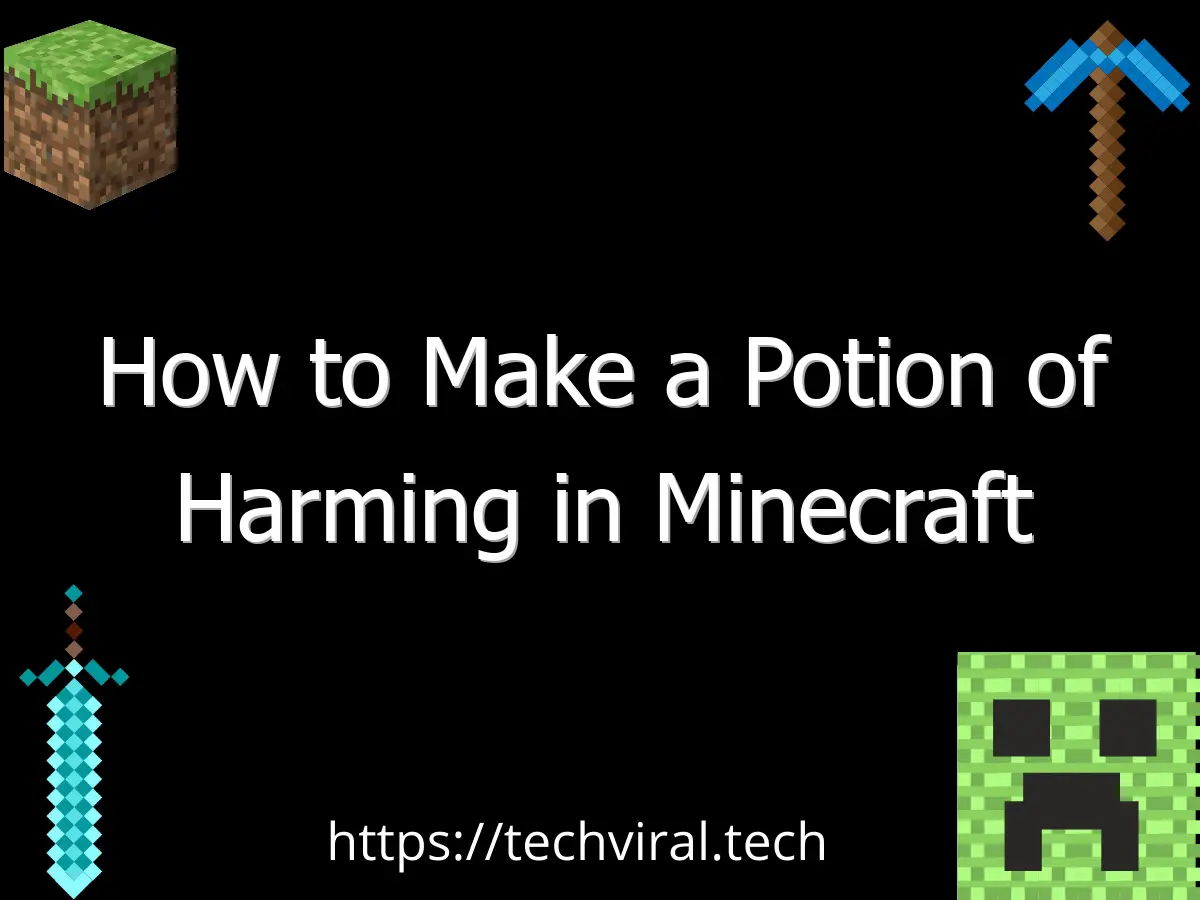 how to make a potion of harming in minecraft 6587