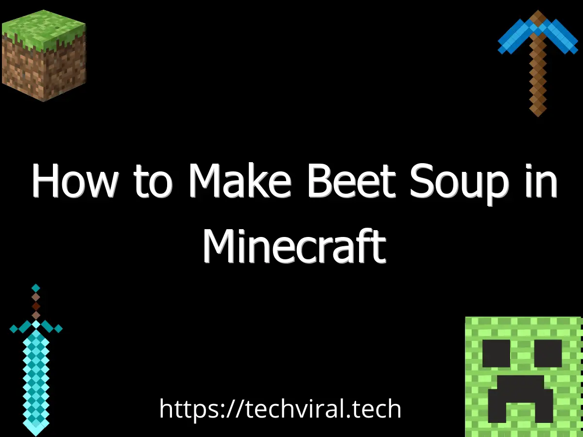 how to make beet soup in minecraft 6767