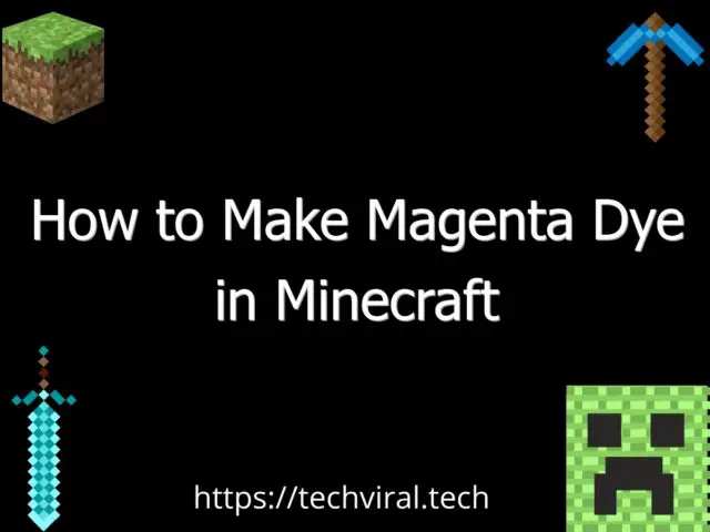 how to make magenta dye in minecraft 6707
