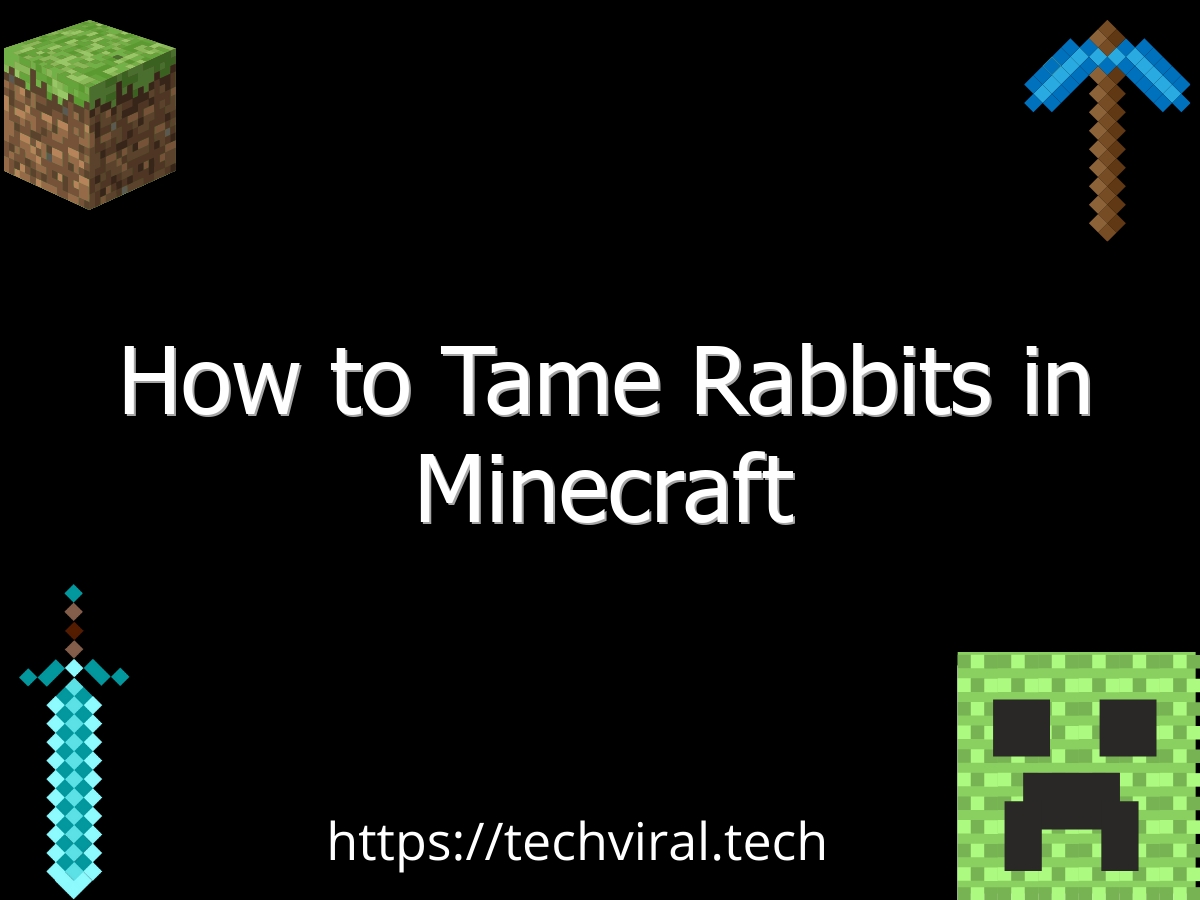 how to tame rabbits in minecraft 6810