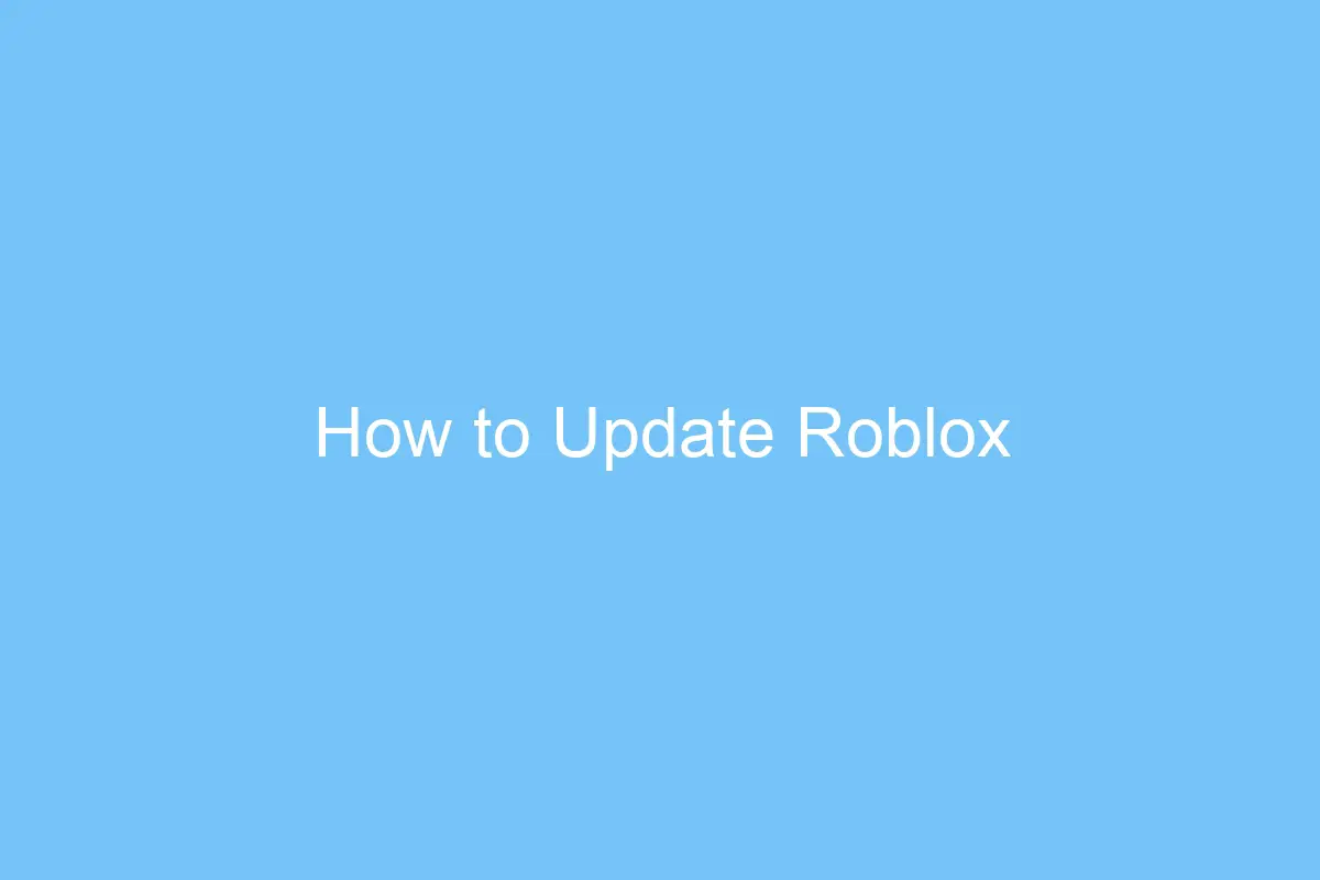 how to update roblox 5935