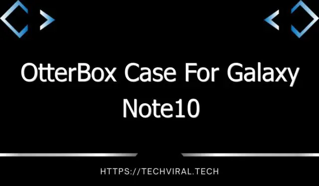 otterbox case for galaxy note10 8007