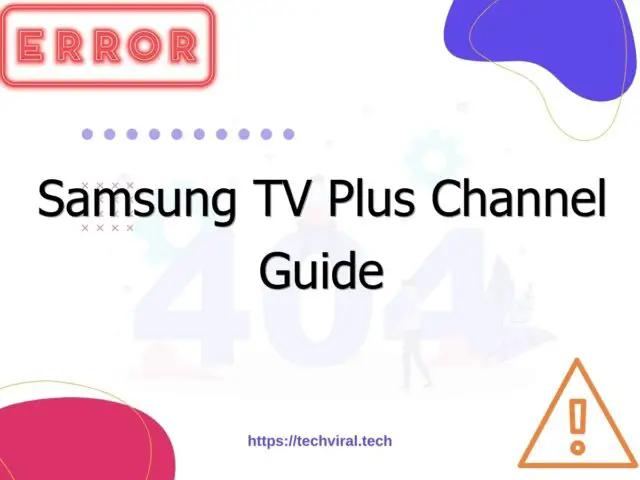samsung tv plus channel guide 7226