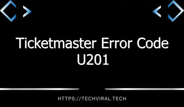 ticketmaster error code u201 8217