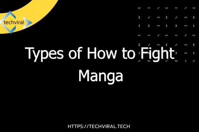 types of how to fight manga 6455