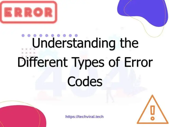 understanding the different types of error codes 6904