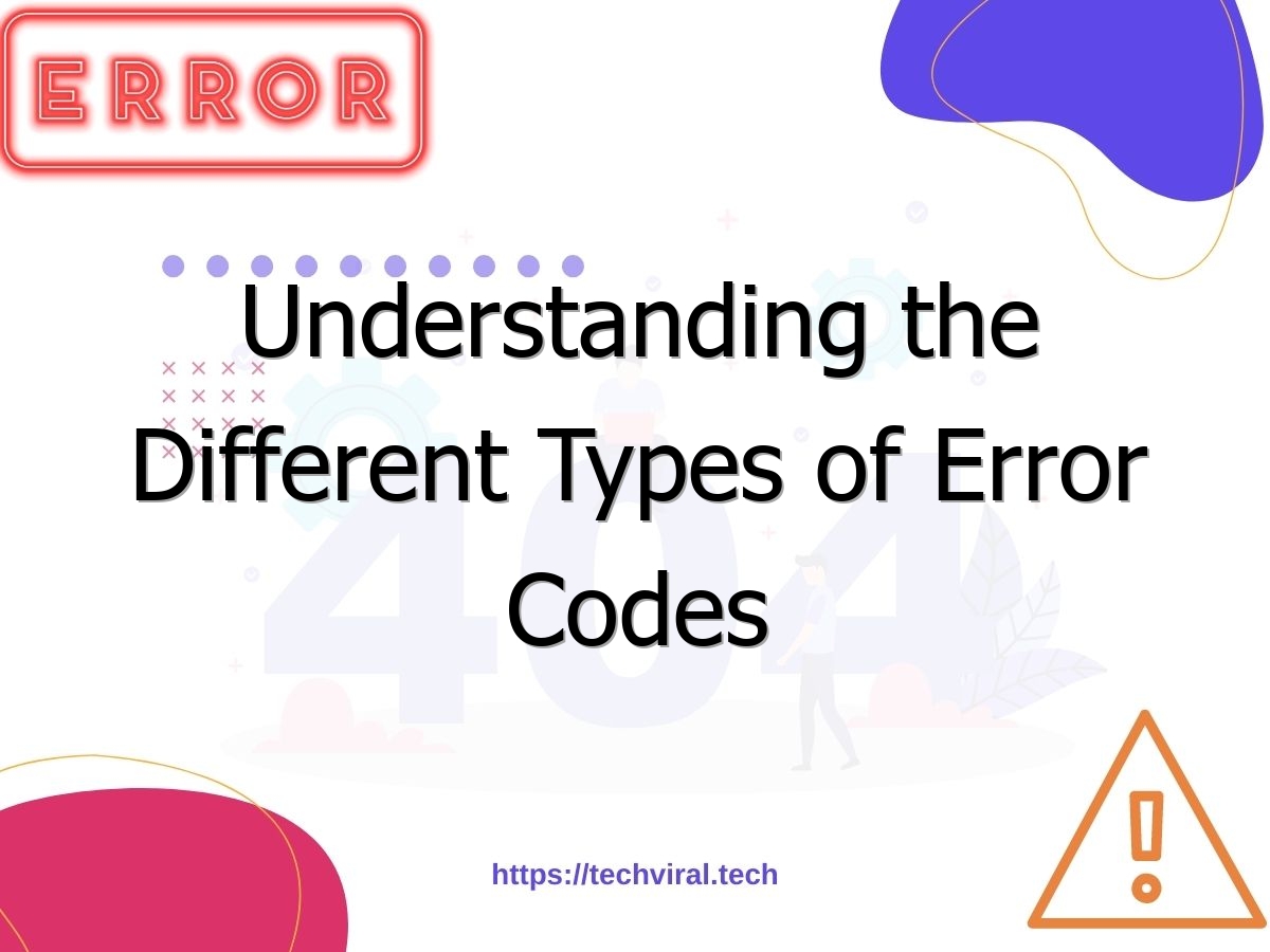 understanding the different types of error codes 6904
