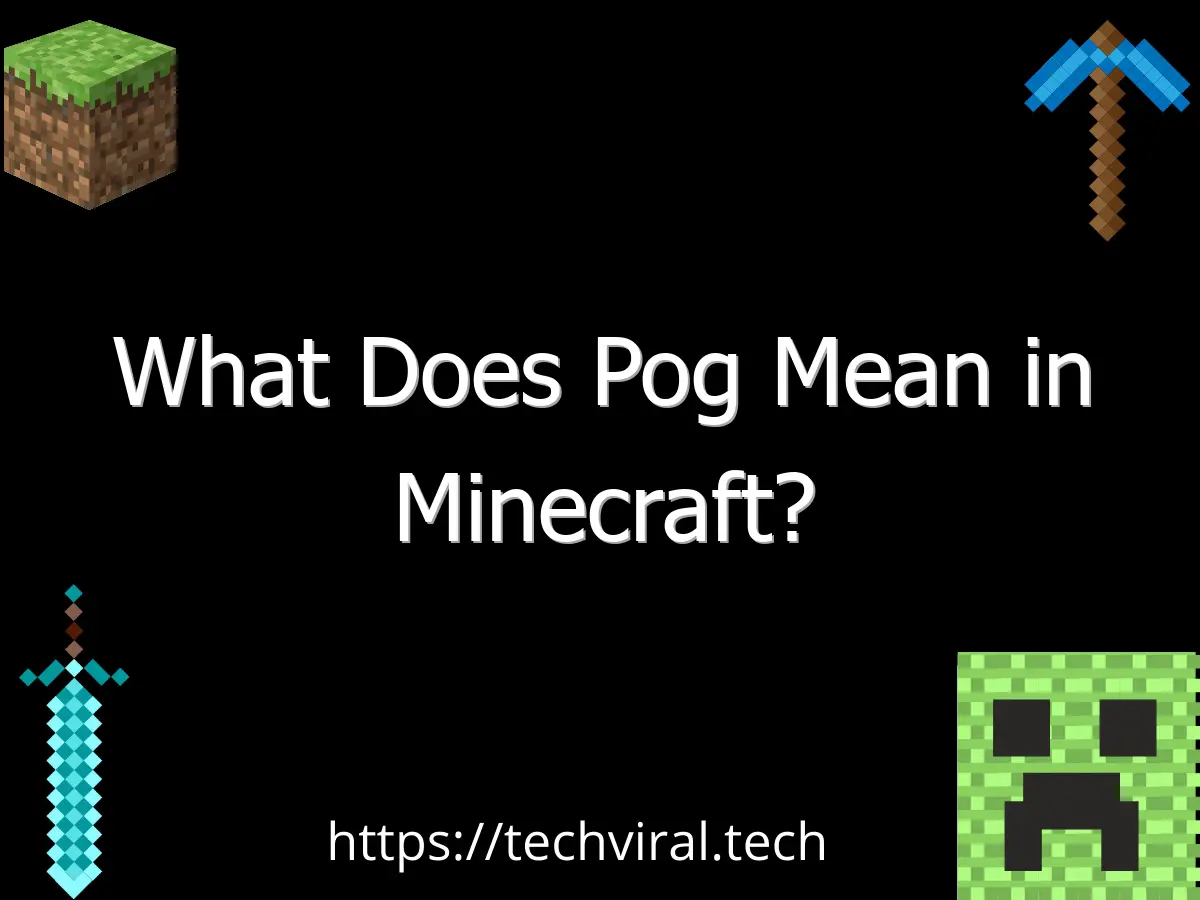 what does pog mean in minecraft 6650