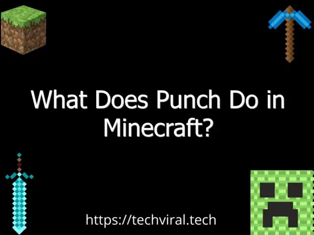 what does punch do in minecraft 6652