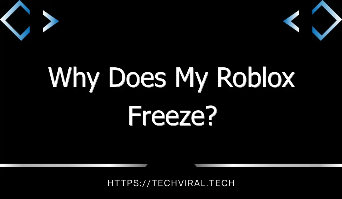 why does my roblox freeze 8113