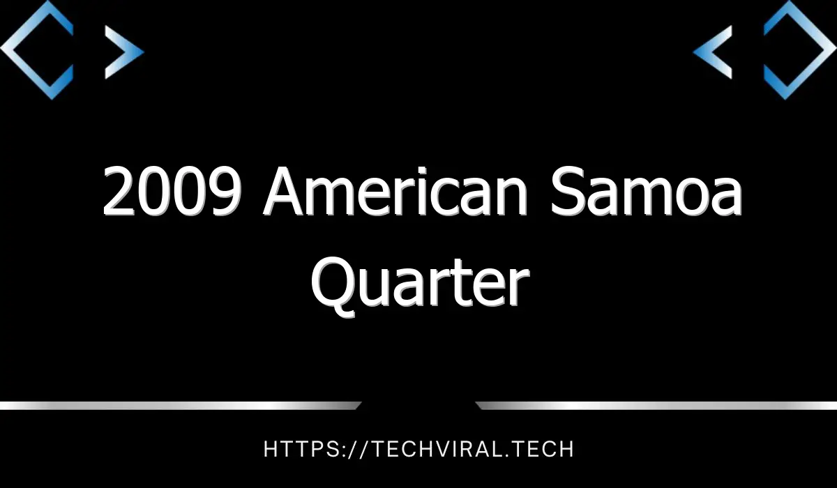 2009 american samoa quarter 10468