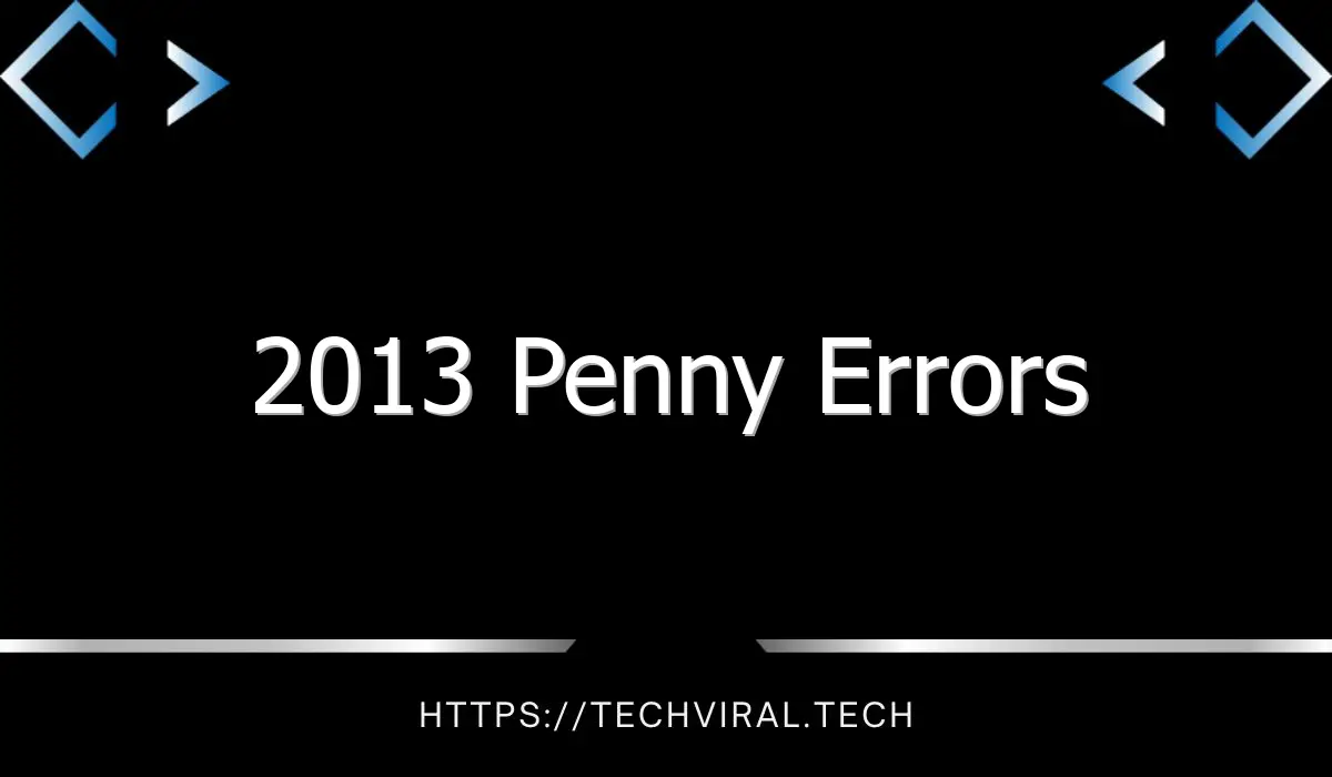 2013 penny errors 10552