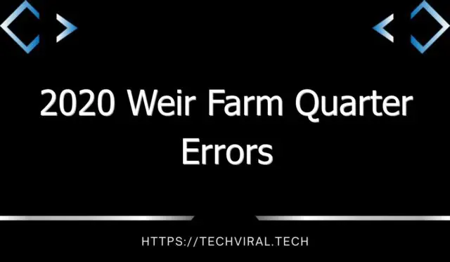 2020 weir farm quarter errors 2 10610