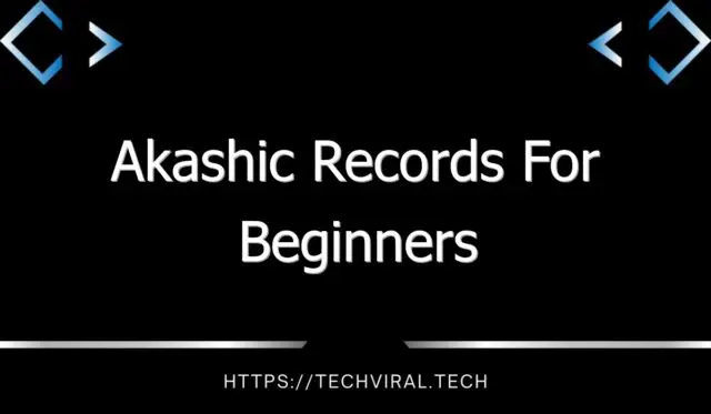 akashic records for beginners 9614