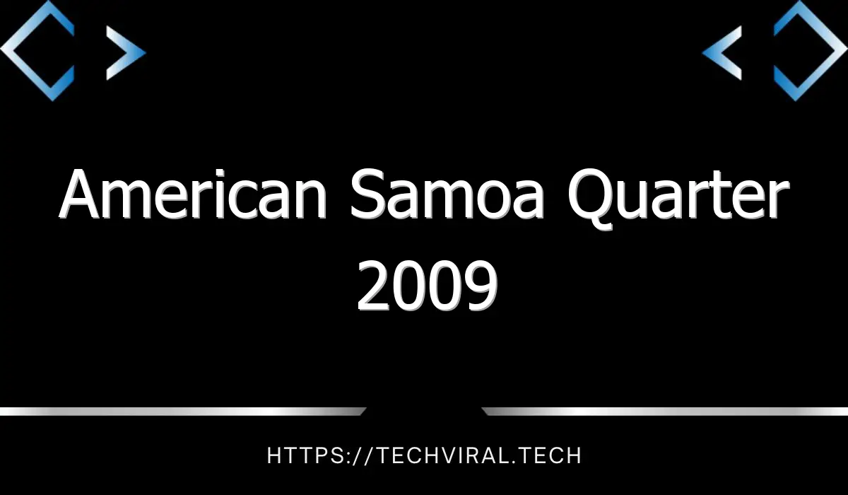 american samoa quarter 2009 10560