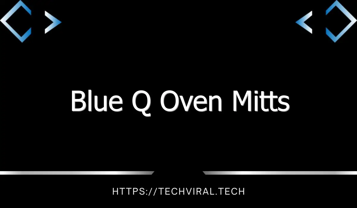 blue q oven mitts 8646