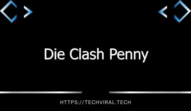 die clash penny 10530
