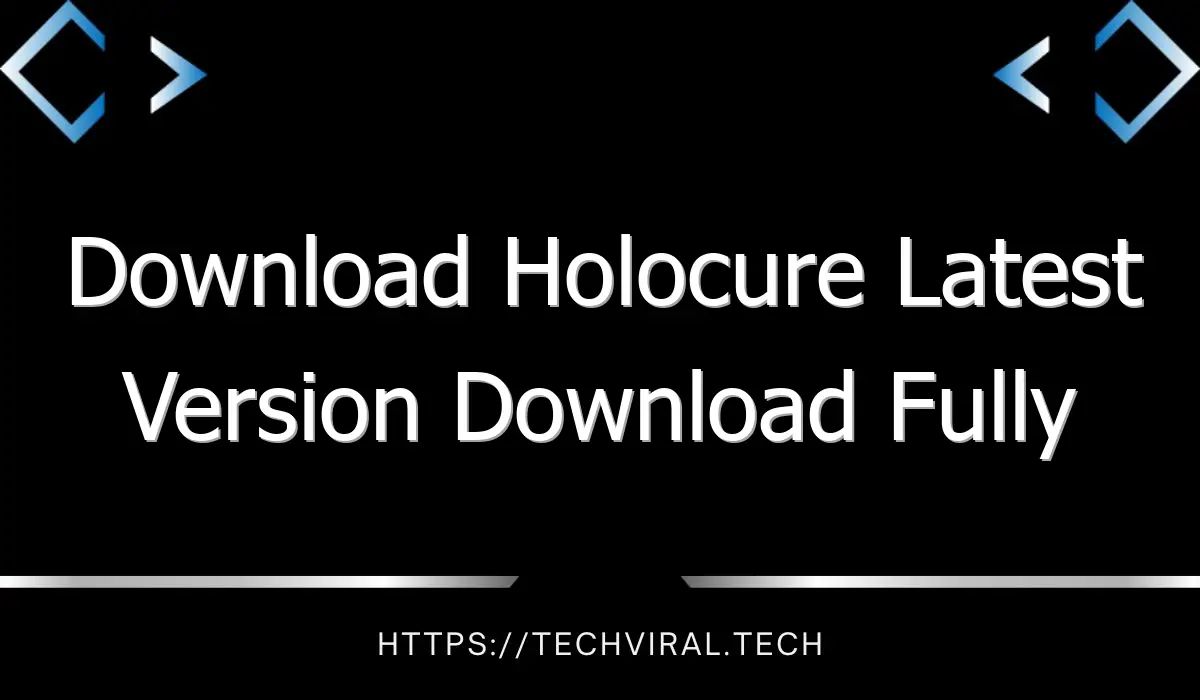 download holocure latest version download fully 10237