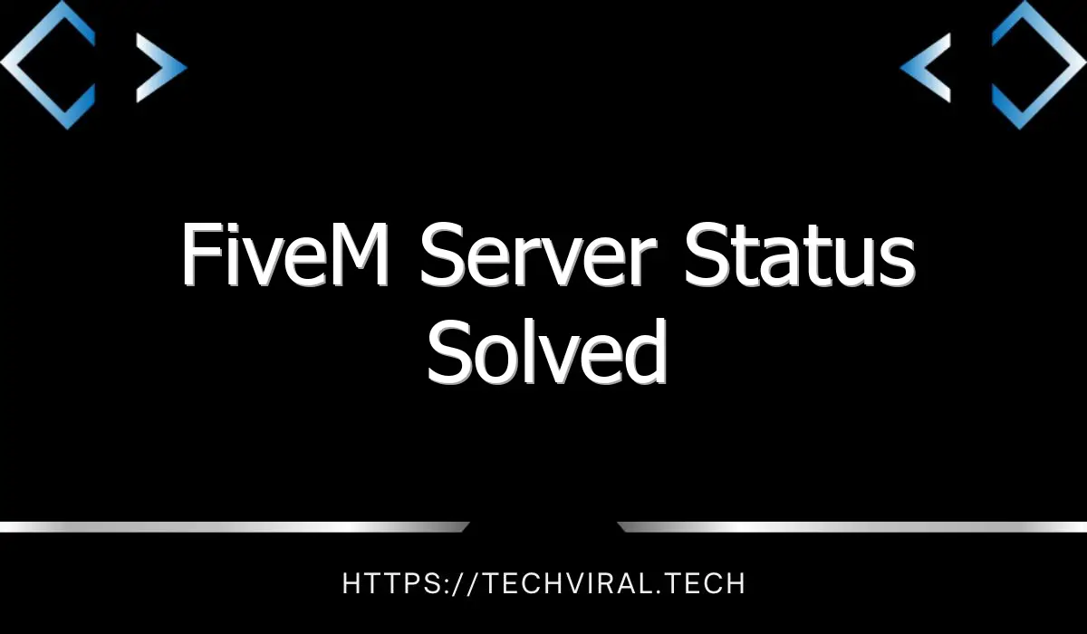 fivem server status solved 10454