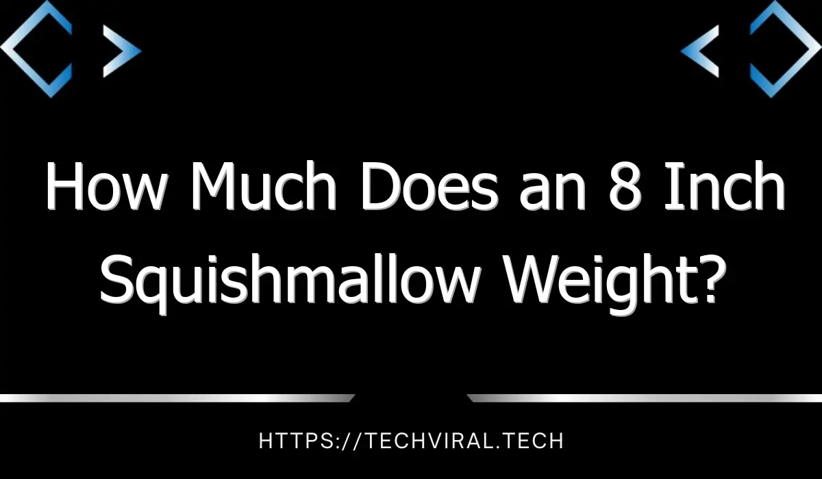 how much does an 8 inch squishmallow weight 9904