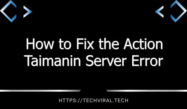 how to fix the action taimanin server error 10384