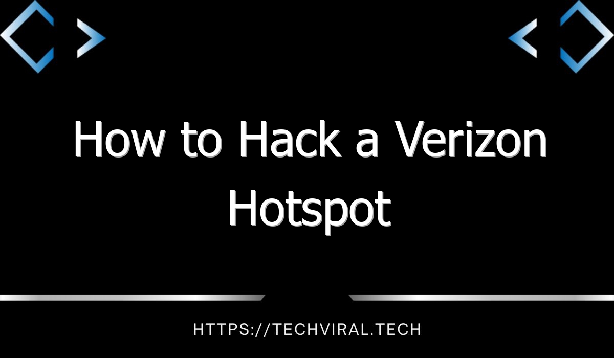 how to hack a verizon hotspot 9023