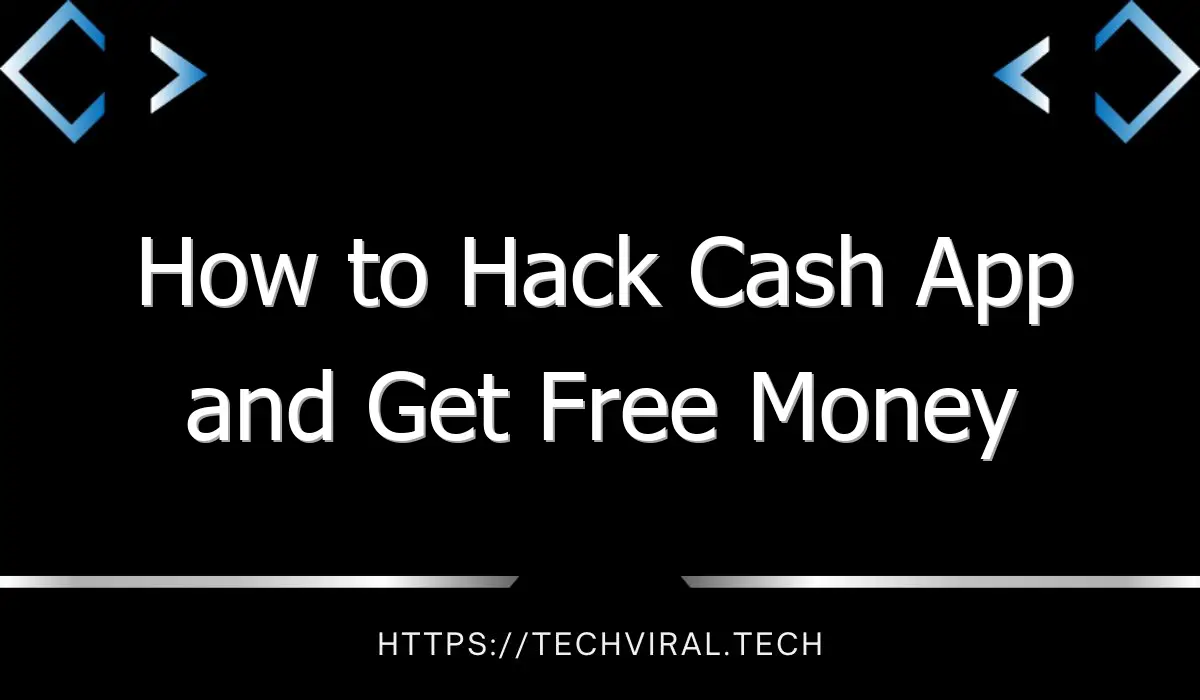 how to hack cash app and get free money 9122