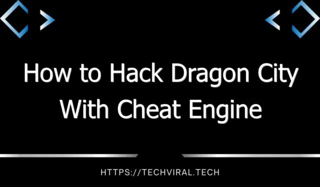 how to hack dragon city with cheat engine 9322