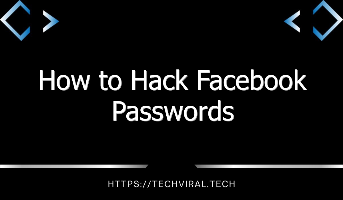 how to hack facebook passwords 9368