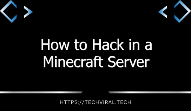 how to hack in a minecraft server 9338