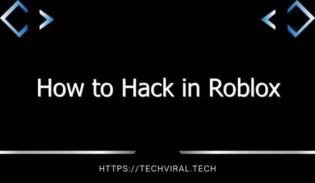 how to hack in roblox 8723