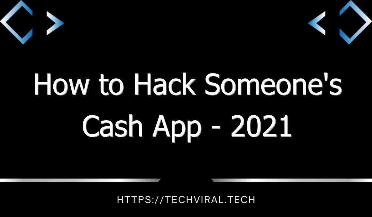 how to hack someones cash app 2021 9158