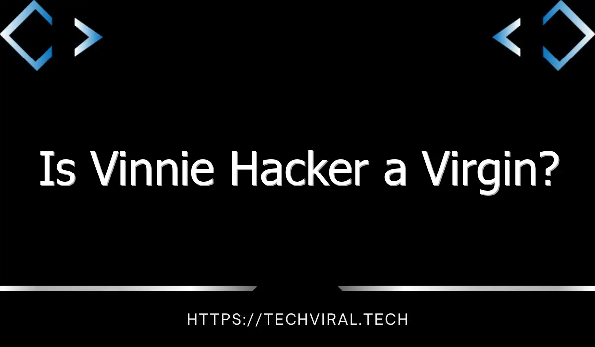 is vinnie hacker a virgin 9406