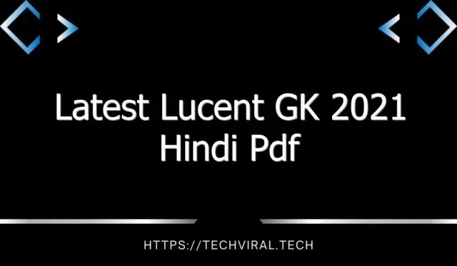 latest lucent gk 2021 hindi pdf 10239