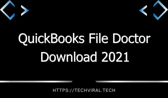 quickbooks file doctor download 2021 9622